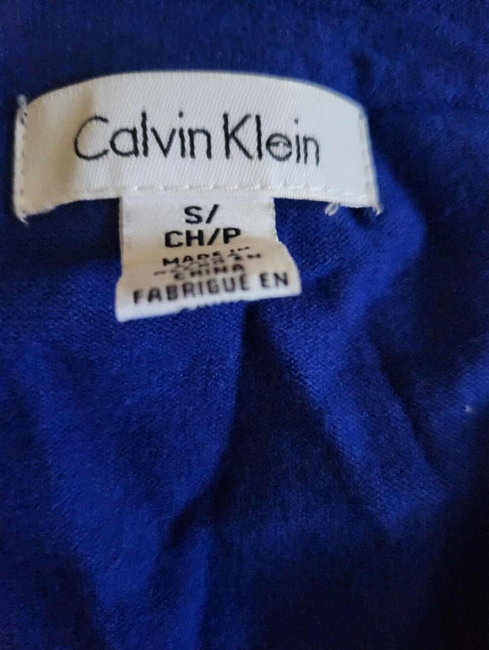 Calvin Klein Royal Blue Women's Crewneck Sweatshirt